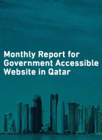 Monthly Report for Government Accessible Website in Qatar